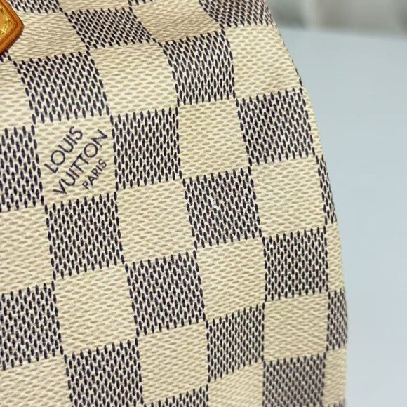 Louis Vuitton Speedy Top Handle Bag Damier Azur - Picture 9 of 10